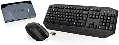 Превключвател за съвместно използване на клавиатура и мишка IOGEAR KeyMander 2 3Play за PC и конзоли за игри - GES1337