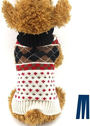 Празничен Пуловер за кучета Mikayoo, Коледа Пуловер за котки, Коледа Пуловер за домашни любимци, Палта в стил английски колеж за студеното