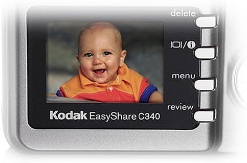 5-Мегапикселова цифрова камера Kodak Easyshare C340 с 3-кратно оптично увеличение (СТАР МОДЕЛ)
