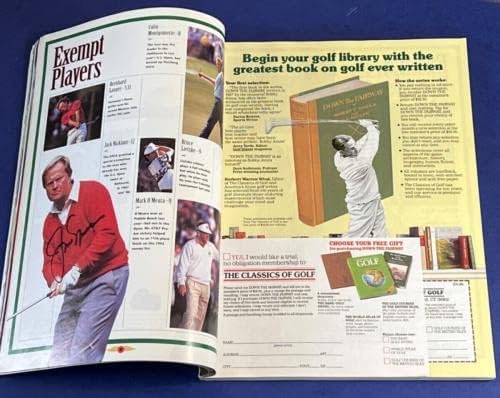 Джак Никлаус подписа Програмата на откритото първенство на САЩ, 1993 г. в Страницата На 32 JSA COA AH15715 - Списания по голф с автограф