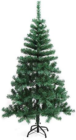 Изкуствена Коледна елха YUMUO, Благородна Коледна бор от криптиран PVC със 700 топчета, за украса на празници на закрито и на открито-Зелена