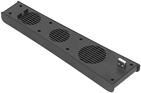Охлаждащ Вентилатор ASHATA за PS5, Безшумен Вентилатор на радиатора 4000 об/мин, USB Външен Вентилатор Cooler 3 за Игралната конзола