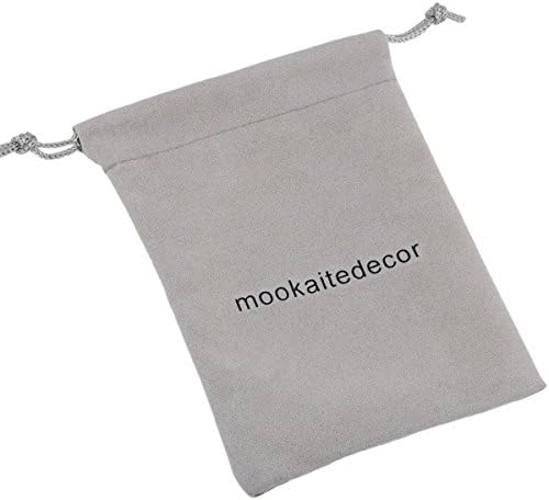 Набор от mookaitedecor - 2 предмет: Опаковка от 4 смесени камъни безпокойство за палеца и опаковка от 4 Камъни безпокойство