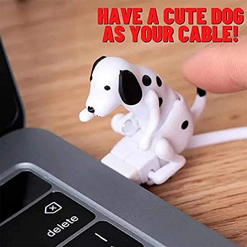 TSWDDLA Кабел за бързо зарядно устройство със забавна Горбатящейся куче, преносим кабел За зареждане бездомна кучета, USB-кабел