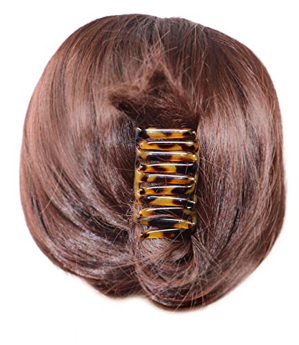 Parcelona Френски Раци Със заключване Савана Light Shell Medium 2 1/4 Целлулоидные Нескользящие Фиба за коса във формата