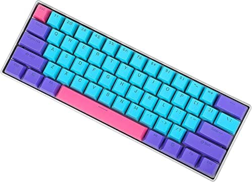 Жичен детска клавиатура BOYI на 60% Ръчна, мини-ключ RGB Cherry MX, клавишными капачки PBT, програмируема клавиатура Type-C NKRO за игри
