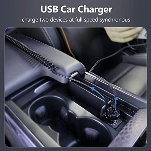 Зарядно за кола за iPhone [Сертифициран от Apple Пфи], Сверхбыстрое Зарядно за Кола Weduda 32 W, Запалки, USB, адаптер за Кола
