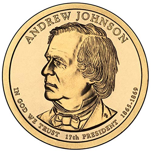 2011 D Позиция A BU Андрю Джонсън Избор на председателите на долара Необращенный Монетен двор на САЩ