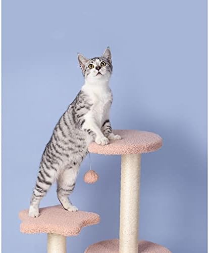 SLATIOM Cats House Пет Защита от Надраскване Дъска Стълбище Рамка За катерене по Котки от Дърво Новия Коте на Дърво Четири