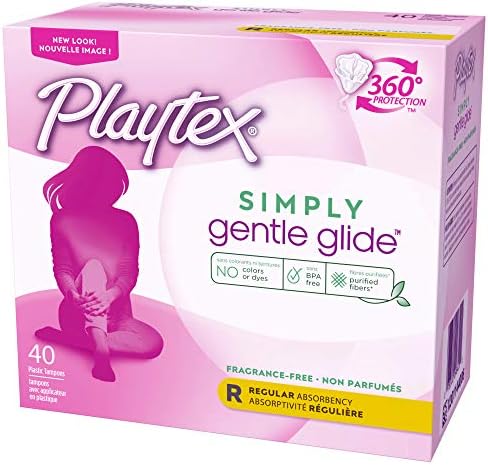 Тампони Playtex Glide Нежно, Редовно впитываемость без мирис, брой 40