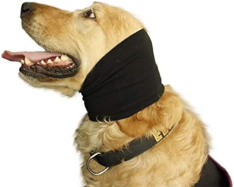 Трик. Ушни втулки за кучета от безпокойство (черни, малки)-BCL1800001DEM_S
