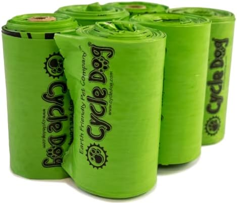 Торбички за събиране на фураж Cycle Dog Earth Friendly (общо 72 броя, 6 ролки, по 12 броя в ролка) - Екологично чисти пакети