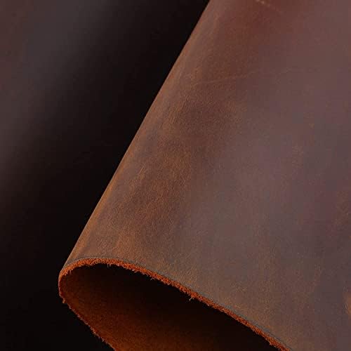 Адриана Харис, Квадратна кожа за инструменти с Дебелина 1,8-2,0 мм, Естествена Естествена Кожа, Масло Тен Crazy Horse, Листа от Телешка
