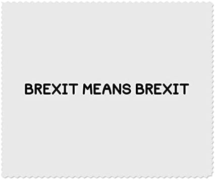 Azeeda 2 x Кърпички за почистване на лещи и очила от микрофибър Brexit означава Брекзит (LC00017256)