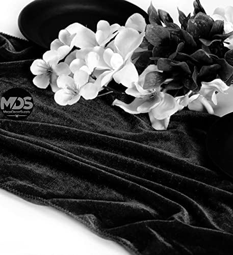 MDS Опаковка от 5 Ярда Еластична Нежната тъкан за Булчински рокли, Модни Занаятчийски Костюми, Облекла за Танци Начало Декор Плюшено