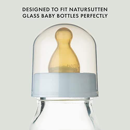 Сменяеми капачки за бебешки бутилки Natursutten, 2 опаковки - Резервни части за съхранение и транспортиране на бебешки бутилки
