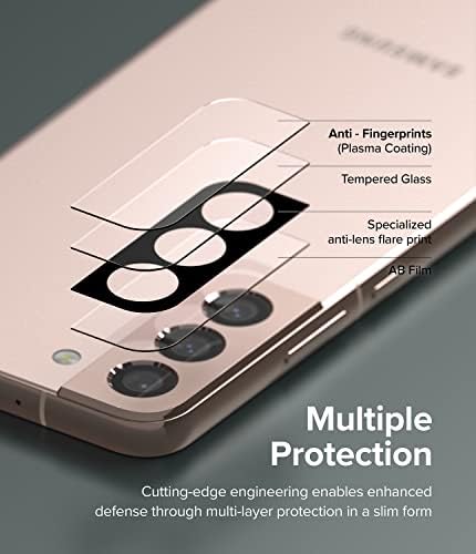 Защитно стъкло за камера Ringke [3 опаковки], съвместим с Samsung Galaxy S22 / S22 Plus, Защитно фолио за екрана на обектива на камерата