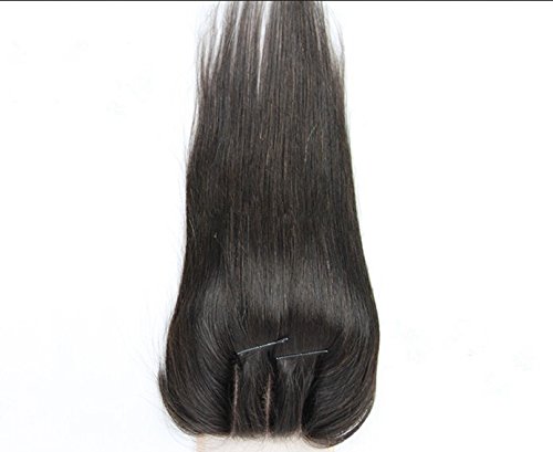 2018 Популярна DaJun Hair 8A 3-Лентов Лейси Закопчалката С Лъчите на Преки Малайзийски Девствени Коса, Комплект от 3 греди И