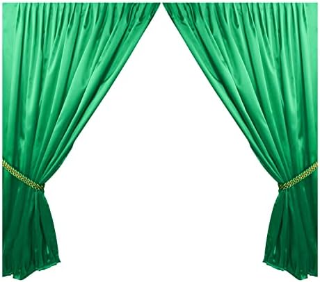 Qililandiy, сатен е тъкан, 5 ярда, 58 ширина, шелковистое сватбена украса, модерни занаяти (изумрудено зелено)