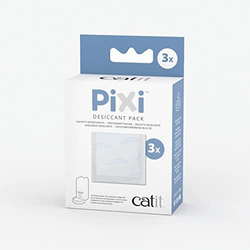 Сменяеми Изсушители Catit PIXI Smart Устройство за Автоматично Опаковка храна за котки, 3 опаковки, Бял