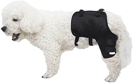 Алфи Пет - Компресия тайна за лявата Задна лапа на кучето Джерон - Цвят: Черен Размер: Среден