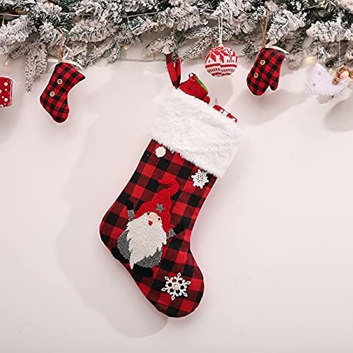 Amikadom Q94A42 Популярни Стилове Коледни Чорапи, Коледни Украси Подарък Пакети Коледа за домашни любимци