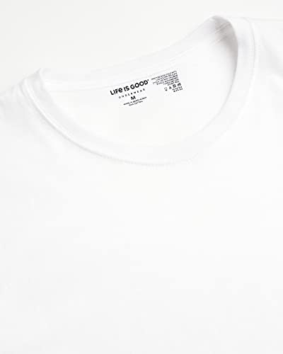Мъжки тениски Life is Good - Мека и Дишаща тениска с кръгло деколте (3 опаковки)