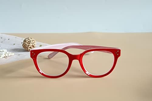 Стилни дамски слънчеви Очила за четене Eyekepper Oversize - Червено +4,00