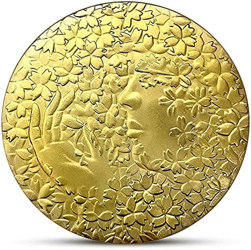 Adacryptocoincryptocurrency Любима Монета Цветен Храст Женска Японска Монета Позлатен Виртуална Монета Занаяти Щастливата
