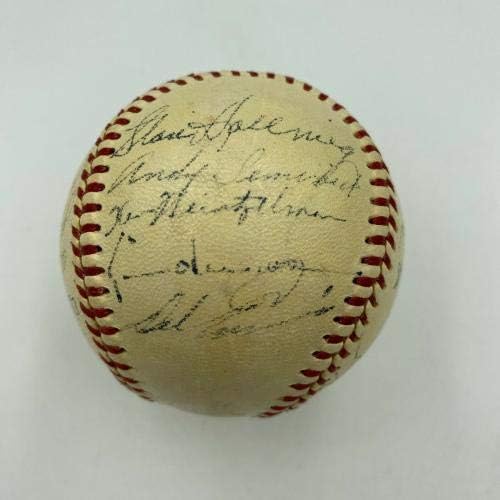 1950 Филаделфия Филис, екипът на Шампионската NL, Подписа договор с бейзболен отбор Магически Kids JSA COA - Бейзболни топки с