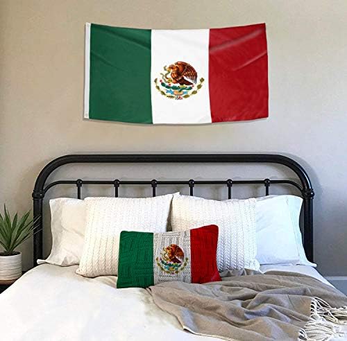 DANF 2 Опаковки Хартата на Мексико 3x5 фута - 100D Дебел Полиестер - Мексико националните флагове MX Dual Разклонения на