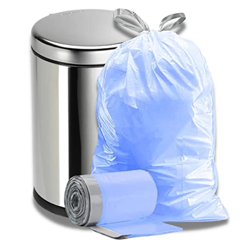 Пакети за боклук Plasticplace, обичай, Съвместими с Simplehuman (x) Code D, Тонирани Сини Втулки за боклук дантела прозорци