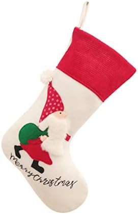 Abaodam Подарък Висящи Бонбони и Коледни Сувенири Джудже Празничен Декор Камина Плат Тъканни Чорапи Висящи Аксесоари за Съхранение на Отглеждане