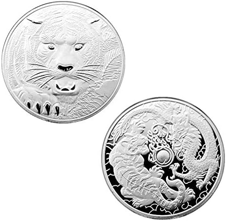 Любима Монета Възпоменателна Монета Дракон, Тигър Релефни Занаяти Предизвикателство Монета, Монета Щастлив Желания Са Подбрани