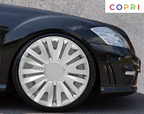 Комплект Copri от 4 Джанти Накладки 15-Инчов Сребрист цвят, Защелкивающихся на ступицу, подходящи за BMW