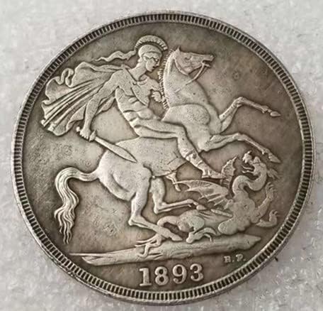 Антични Монети Скитници-Занаятчия, Изтъркан Сребърен Долар, Сребърен Кръг 868