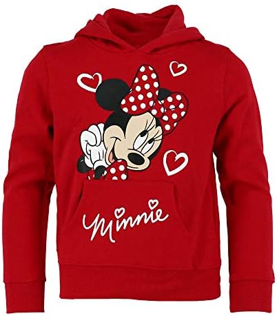 Hoody с качулка Minnie Mouse Hearts за момичета Дисни