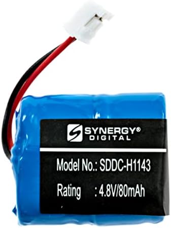 Батерия за цифров яка Synergy, работи с ошейником за кучета SportDog MH70AAAQ4GC (Ni-MH, 4,8 В, 80 ма) голям капацитет, съвместима с акумулаторна