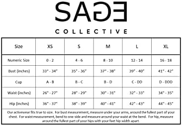 Sage Activewear Дамски Спортни дрехи За Йога с контрол на корема, Еластичен Джоб, Непреработени Подгъва, Еластична Дантела, Къси Упражнения
