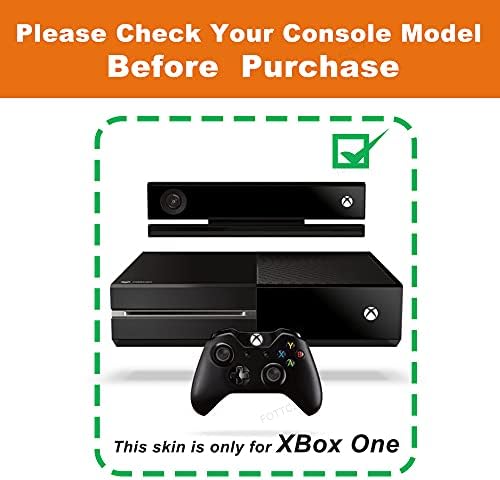FOTTCZ Xbox One Кожата на Цялото Тяло Vinyl Стикер, Стикер-Стикер за конзолата на Microsoft Xbox One и Две Контролери - Rainbow Band