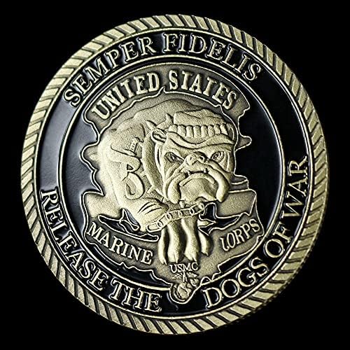 Сувенир колекция на военните монети на Съединените Щати Semper Fidelis, Възпоменателна Монета С Медна покритие