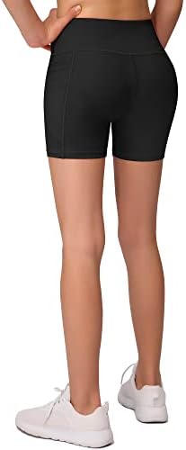 Волейболни шорти за танци и йога DALIGIRL за момичета с джобове - Детски Компресия Чорапогащник от Ликра за лека Атлетика (опаковка