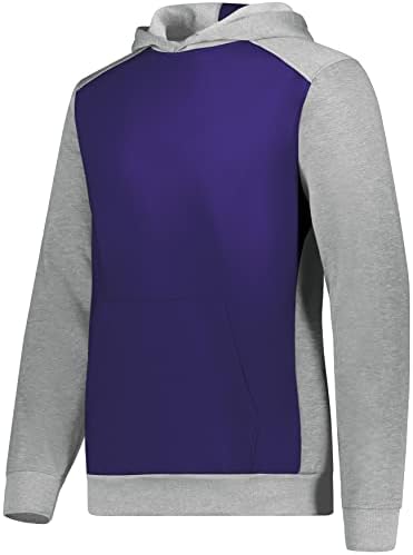 Младежки Трехсезонный мек вълнен плат пуловер с качулка за момчета Augusta Sportswear