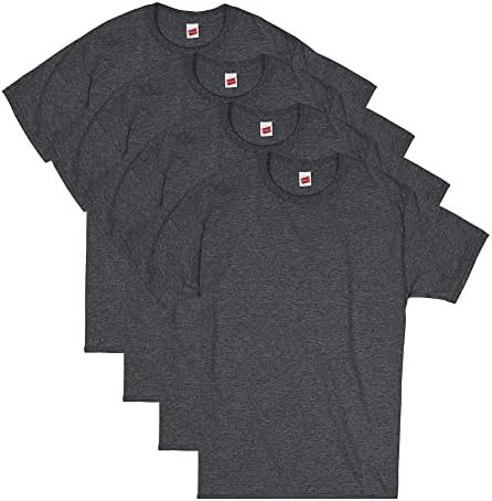 Набор от мъжките тениски Hanes Essentials, Мъжки ризи с къс ръкав, Памучни тениски с кръгло деколте за мъже, Набор Value Pack