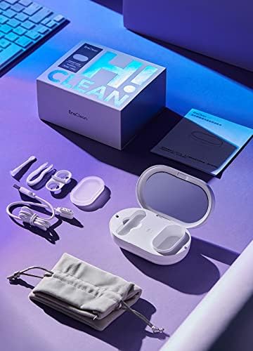 Апарат за почистване на контактни лещи EraClean, Ултразвукова Пречистване на Контактни Лещи с Магнитен USB-зарядно устройство,