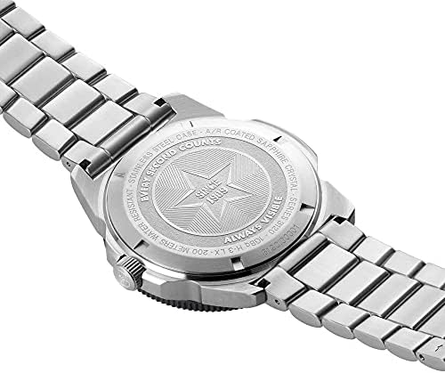 Luminox Мъжки часовник Navy Seal Pacific Diver 3120 Серия Сребриста Каишка От Неръждаема Стомана Oyster Със Син Циферблат,