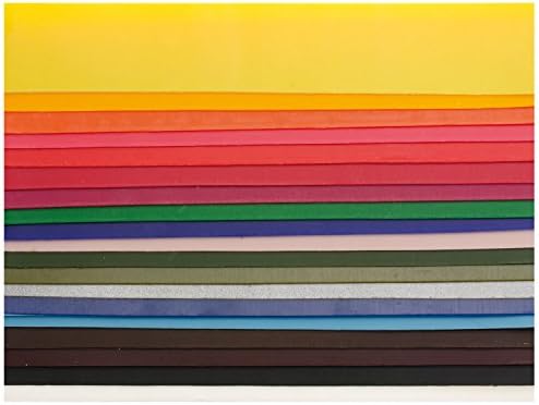 Glorex 6 8616 003 Цветни Восъчни панел, 200 x 40 мм, опаковка от 20 различни цветове