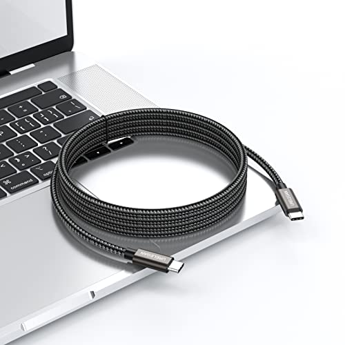 Кабел URELEGAN USB C-USB C [6 метра, на 2 опаковки], кабел за бързо зареждане на USB Type C мощност 60 W /3А, съвместим с Samsung
