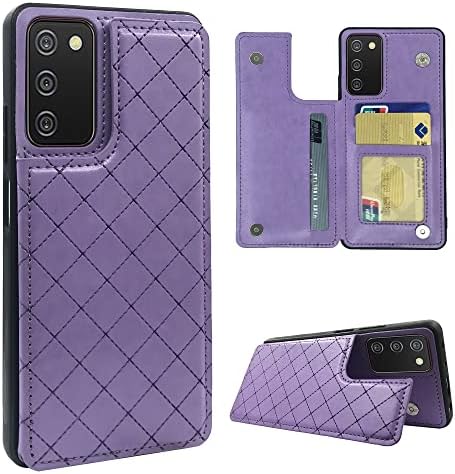 Furiet Калъф за телефон Samsung Galaxy A02s, една Чанта-портфейл с Държач за кредитни карти, Аксесоари за мобилни Телефони,