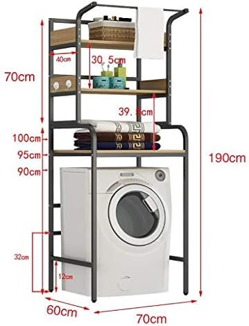 Hokcus Многофункционални Рафтове за пералната машина, за съхранение на над Тоалетна, срок на годност 3-Слойная Над Пералня и Рафтове